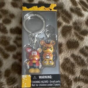 Disney Vinylmation Jr Pairs Colorful Character Keychain